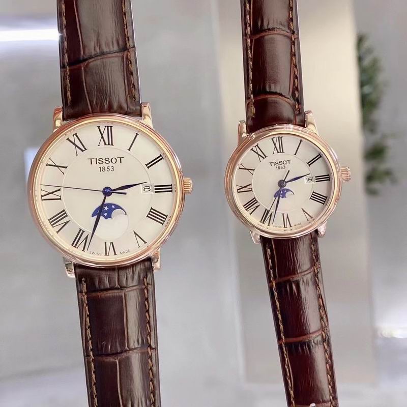 Tissot man 41mm woman 28mm 113008