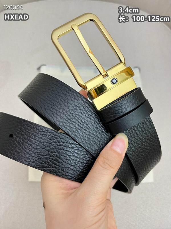 Montblanc belt 34mmX100-125cm 8L03