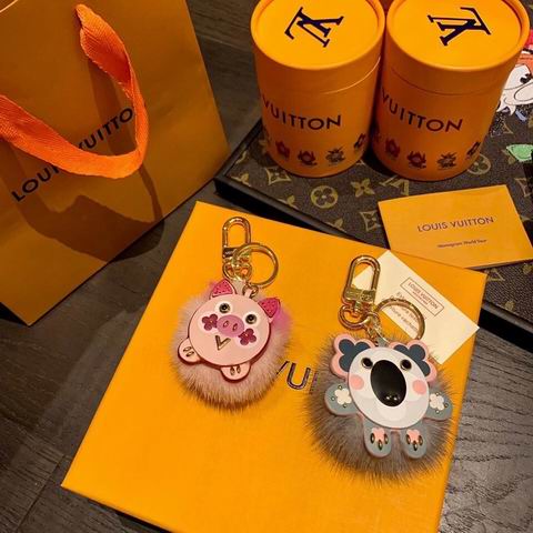 LV keyring 粉猪,考拉,猫咪,熊猫