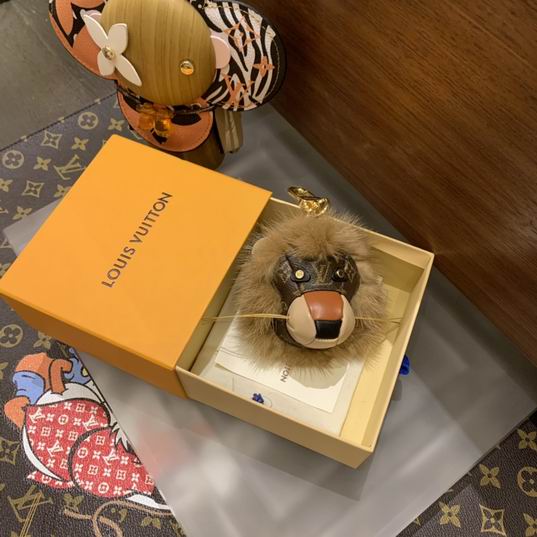 LV keyring 水貂毛狮子头