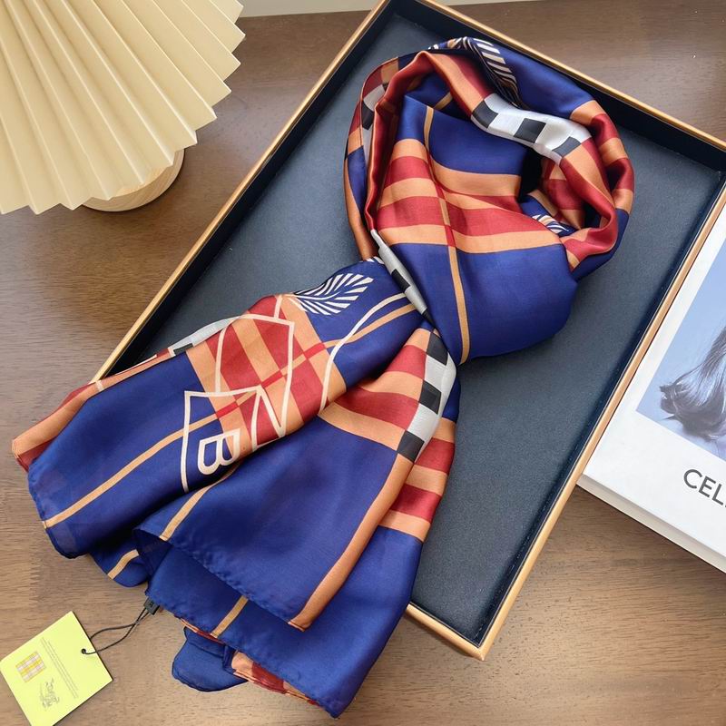 Burberry silk scarf 90-180cm E01
