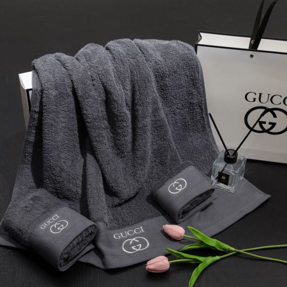 Gucci 浴巾70X145cm 毛巾35X75cm 小方巾35X35cm 08