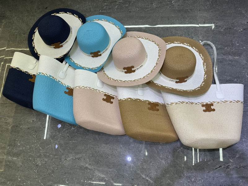 Beach Bag Hat 2pcs 0810