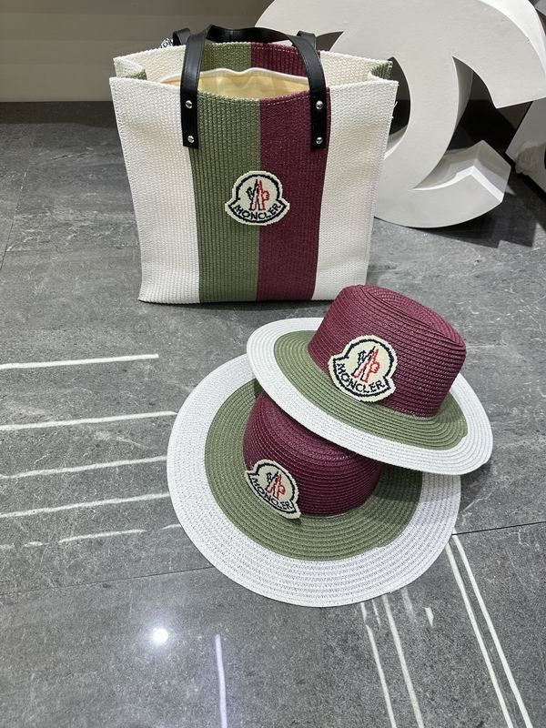 Moncler beach bag hat