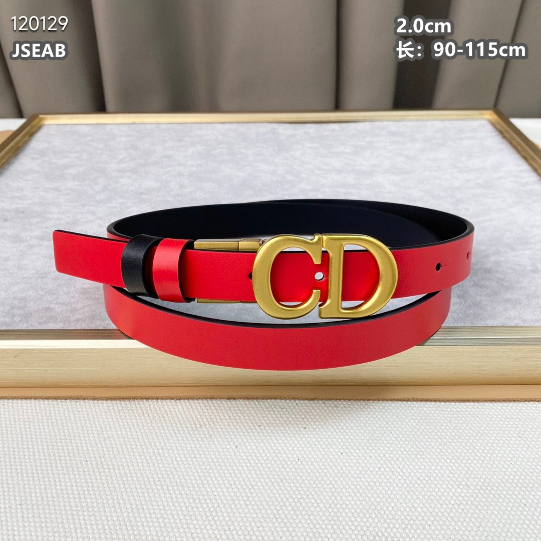 2026Dior Belt 20mm 0822