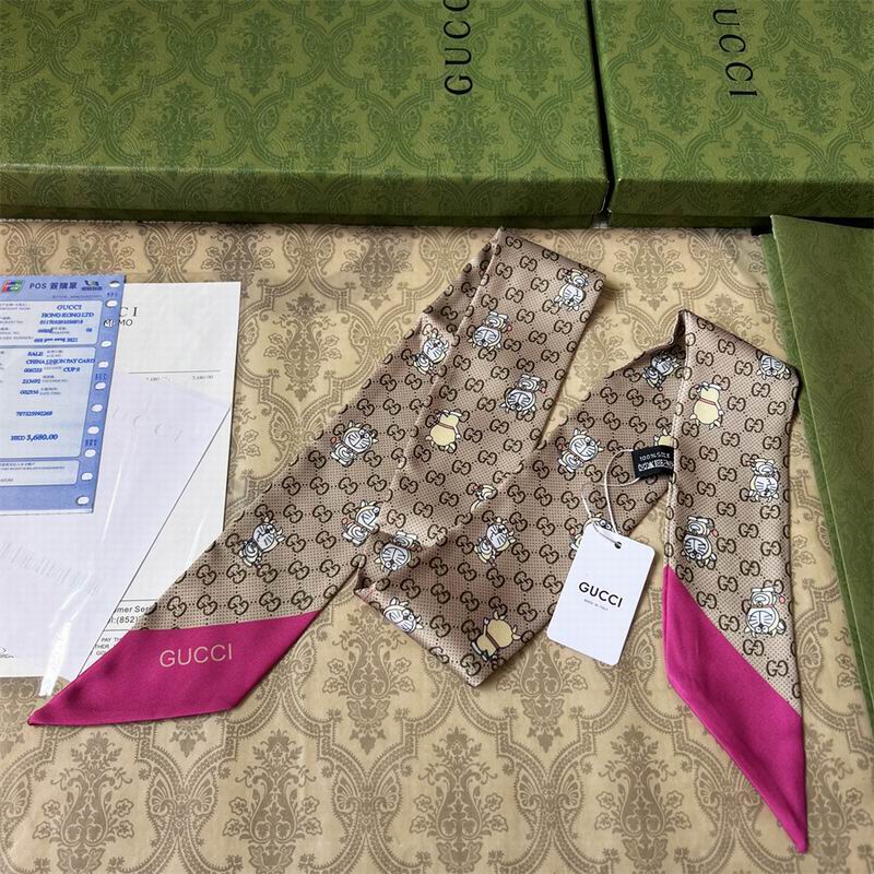 Gucci 丝带飘带发带
